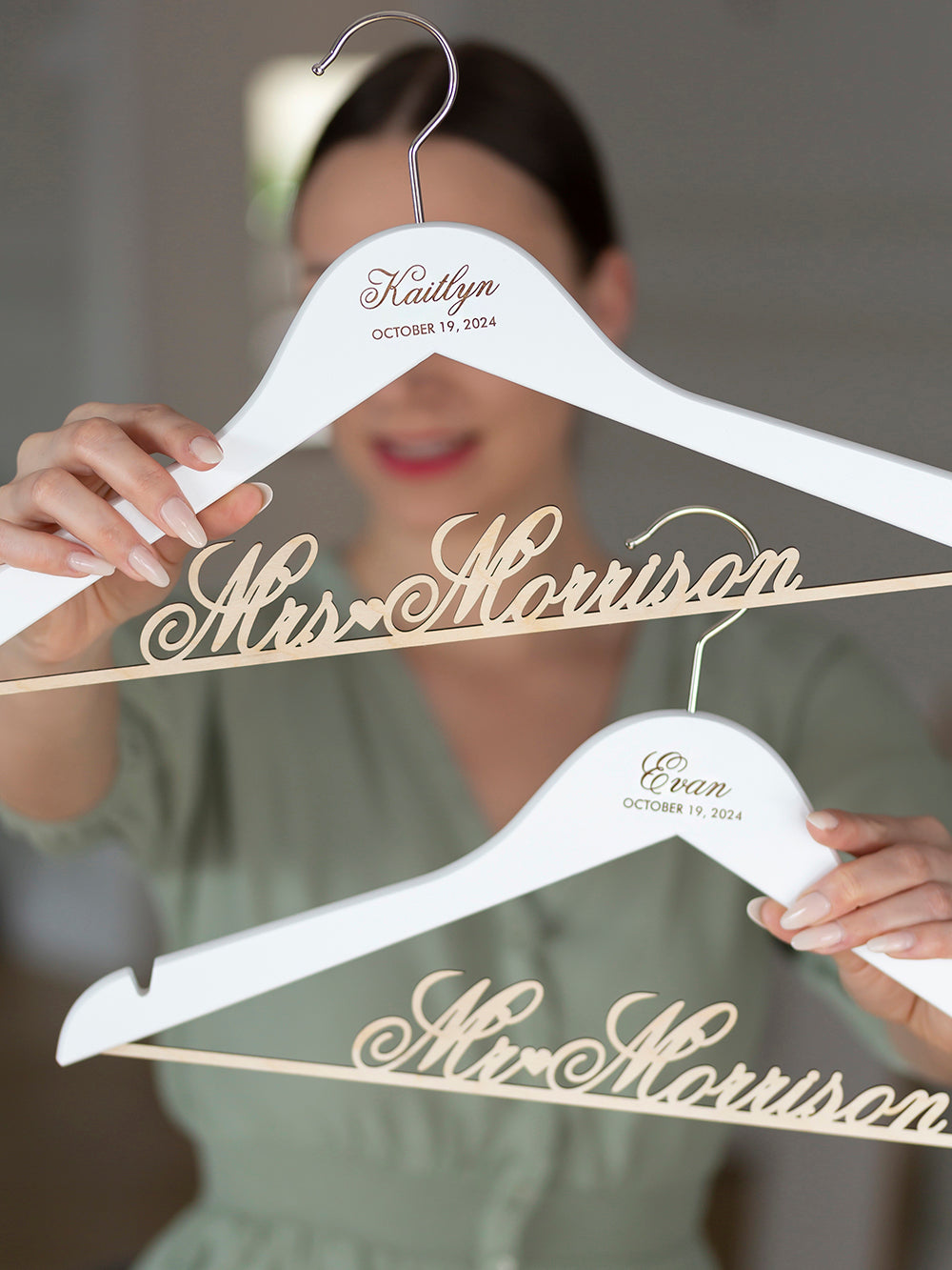 Bride & Groom Hangers, Mr. store and Mrs. Wedding Hangers, Wedding Hangers SET, Personalized Hangers, Mrs. Hanger, Bridal Hanger, Rustic Wedding