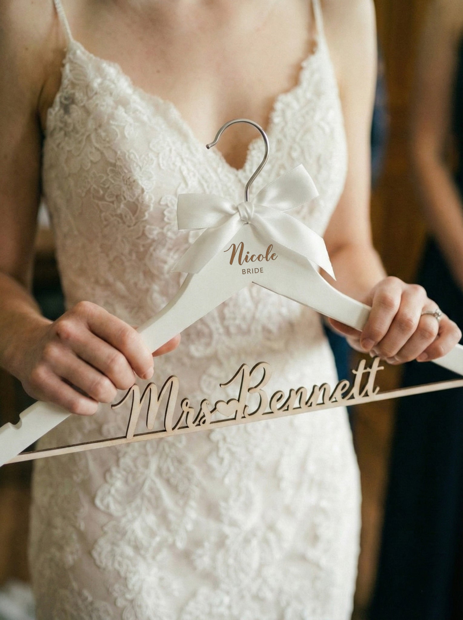 Bride Wedding Dress Hanger with Name Personalization Bridesmaid Hangers Bride Wedding Dress Hanger with Name Personalization Bridesmaid Hangers