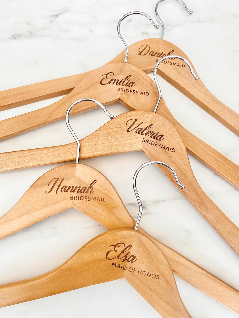 Natural Hanger, Leaf Branch – Bridesmaid Hangers