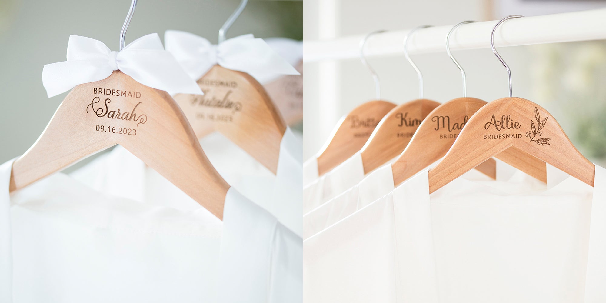 Wedding day hangers sale