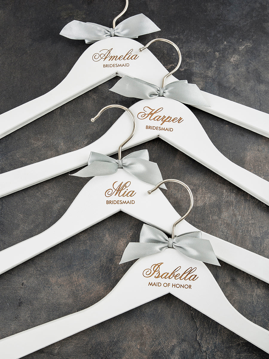Bride & Bridesmaid Hanger Set #1 – Bridesmaid Hangers