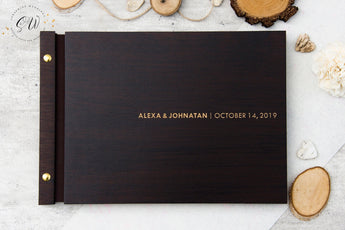 Wedding Guest Book, Minimalist I