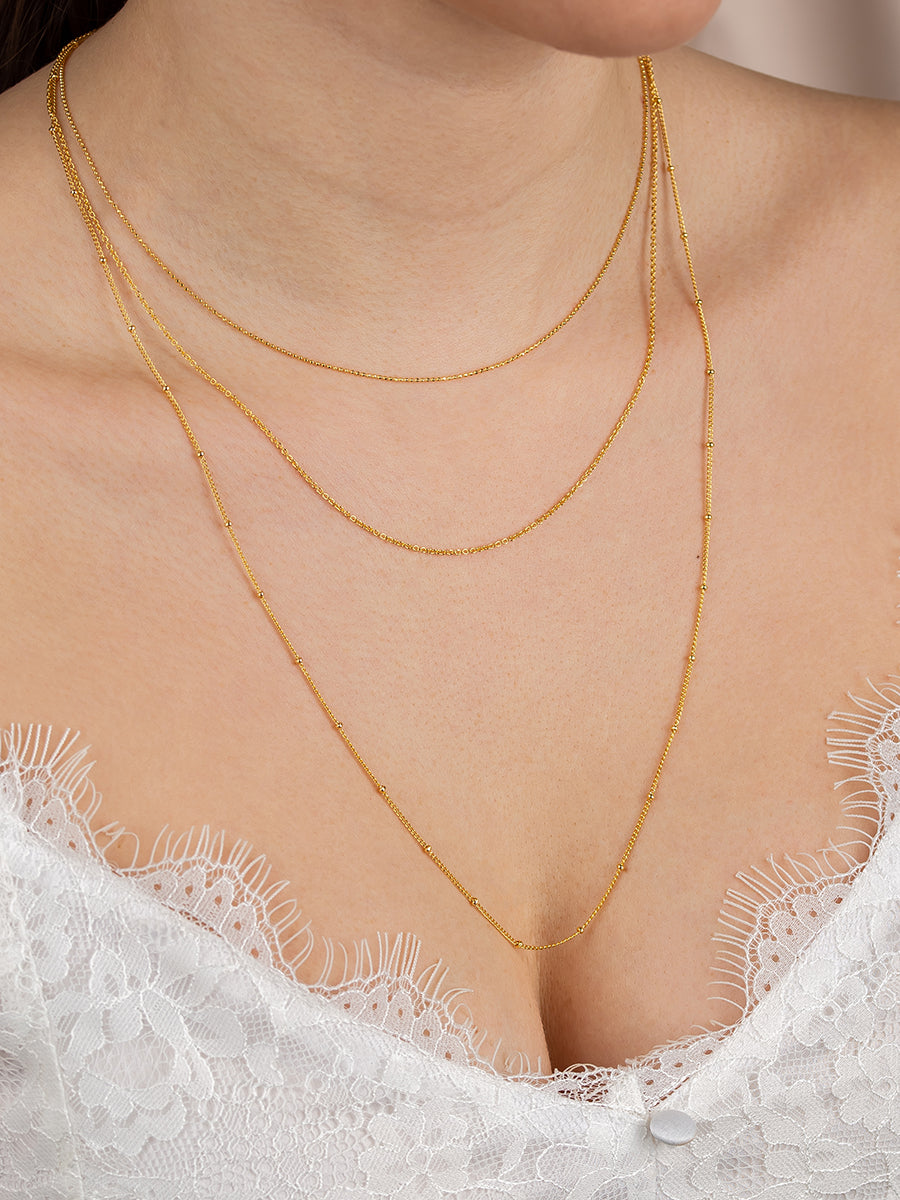 Bridesmaid Necklace - Georgina in Gold